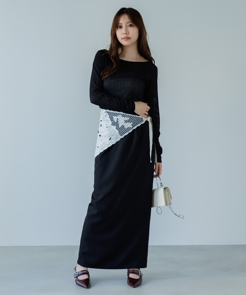 tシャツ 2way layered tops（ツーウェイレイヤードトップス