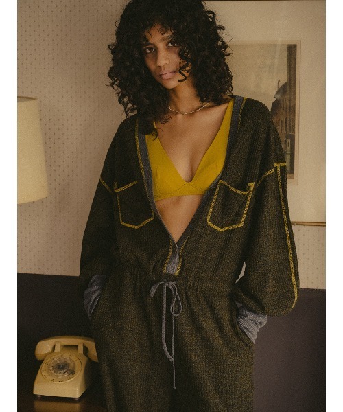 ELCHELE（エルチェレ） オールインワン WAFFLE WEAVE JUMPSUIT