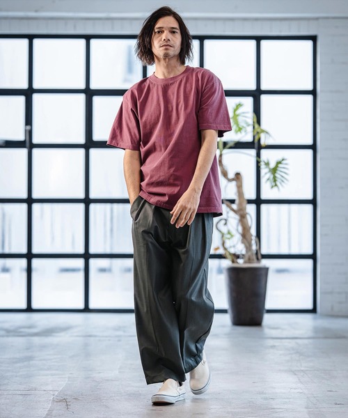CAMBIO（カンビオ） スラックス mp14519- TR Two Tuck Pants