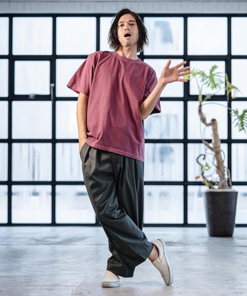 CAMBIO（カンビオ） スラックス mp14519- TR Two Tuck Pants