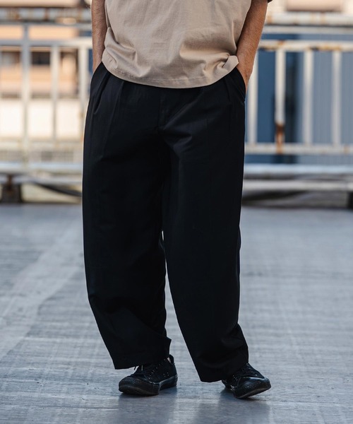 CAMBIO（カンビオ） スラックス mp14519- TR Two Tuck Pants