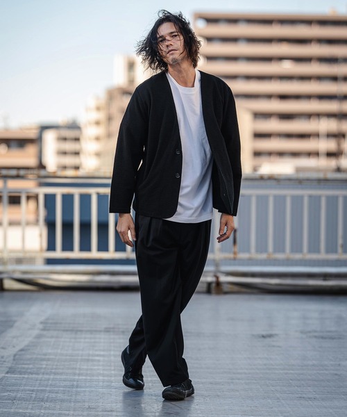 CAMBIO（カンビオ） スラックス mp14519- TR Two Tuck Pants