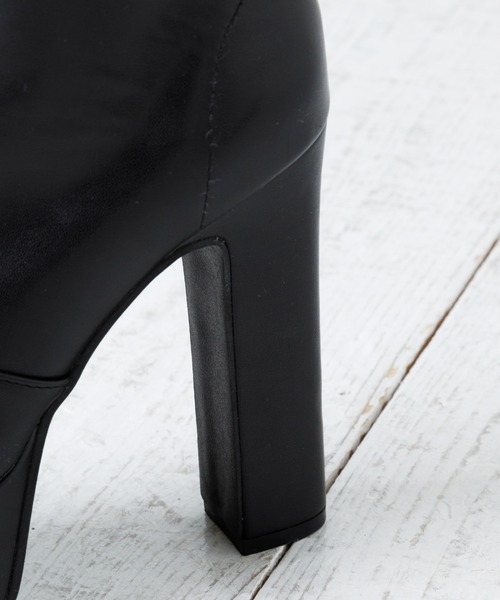 「attagirl」 ロングブーツ M ブラック レディース_画像4