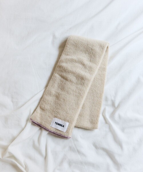 「TEMBEA」 マフラー ONE SIZE ナチュラル メンズ_画像9