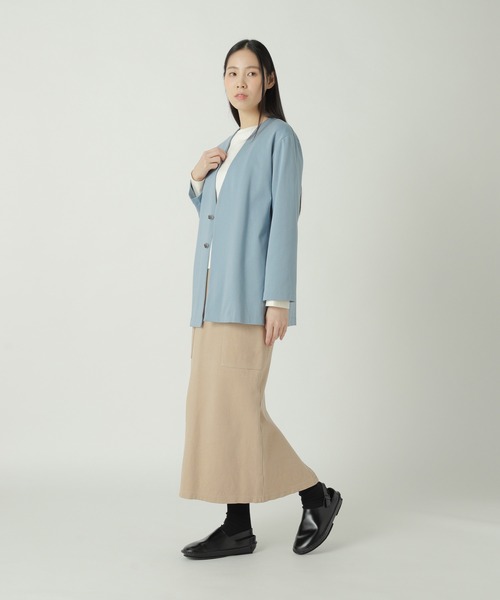 スカート COTTON DOUBLE FACE KNIT / スカート / Pの画像