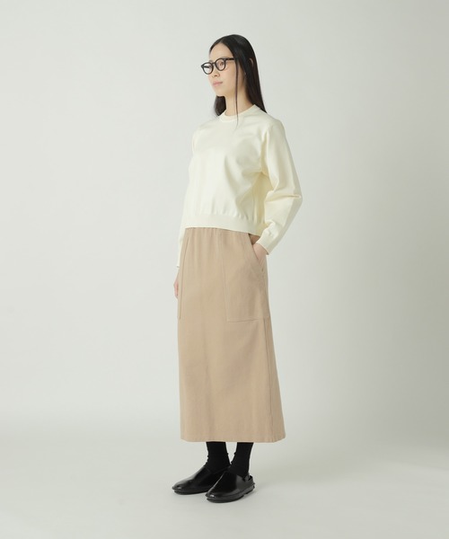 スカート COTTON DOUBLE FACE KNIT / スカート / Pの画像