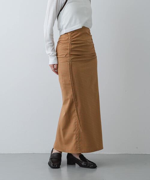SENSE OF PLACE by URBAN RESEARCH ロング スカート シャーリング