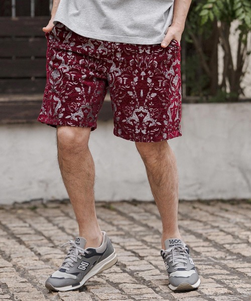 CAMBIO（カンビオ） パンツ mp14674-Classic Leaf Pattern Jacquard
