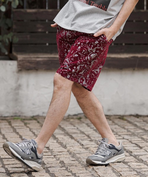 CAMBIO（カンビオ） パンツ mp14674-Classic Leaf Pattern Jacquard