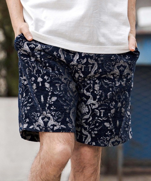 CAMBIO（カンビオ） パンツ mp14674-Classic Leaf Pattern Jacquard