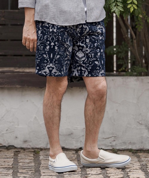 CAMBIO（カンビオ） パンツ mp14674-Classic Leaf Pattern Jacquard
