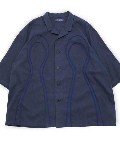 シャツ 「ohta」 navy half jizo shirt メンズ レディース