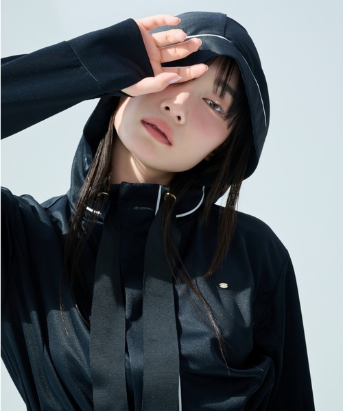 uvカット パーカー 「LUMISHADE」UVポケッタブルパーカー レディースの画像