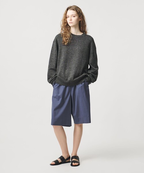 LOEFF トロピカルウール　ハーフパンツ LOEFF（ロエフ） ワイドパンツ ハーフパンツ パンツ 短パン 「LOEFF