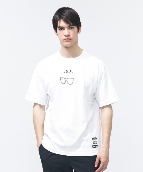 OAKLEY（オークリー） tシャツ BORDERLESS S/S TEE NEON CAL メンズ