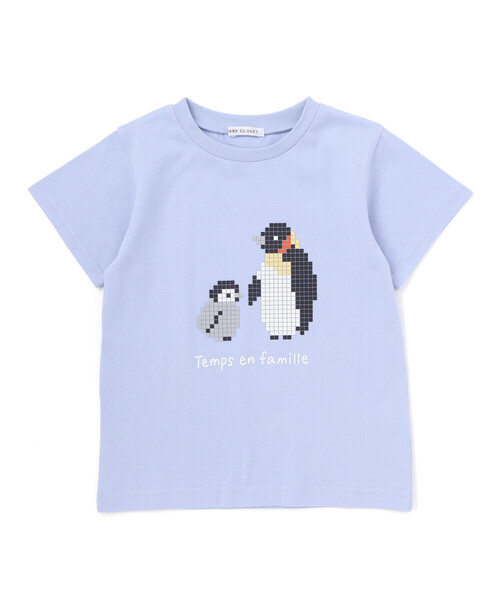 BeBe（ベベ） tシャツ 「抗菌・防臭」ペンギンブロックシリコン