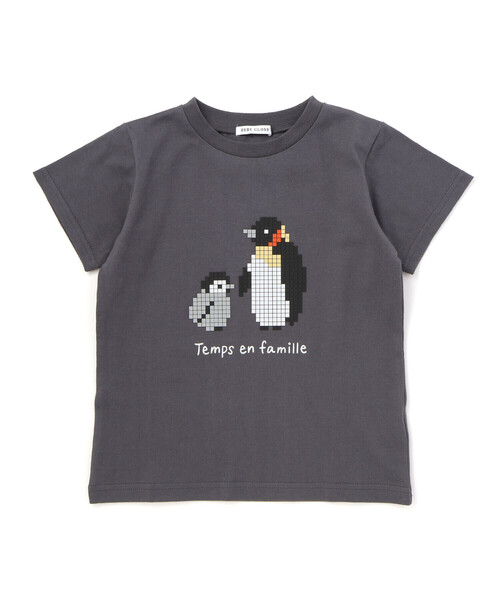 BeBe（ベベ） tシャツ 「抗菌・防臭」ペンギンブロックシリコン