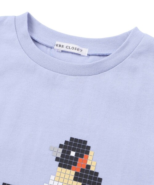 BeBe（ベベ） tシャツ 「抗菌・防臭」ペンギンブロックシリコン
