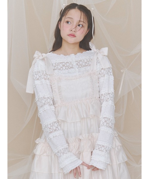 merry jenny（メリージェニー） tシャツ カットレーストップス