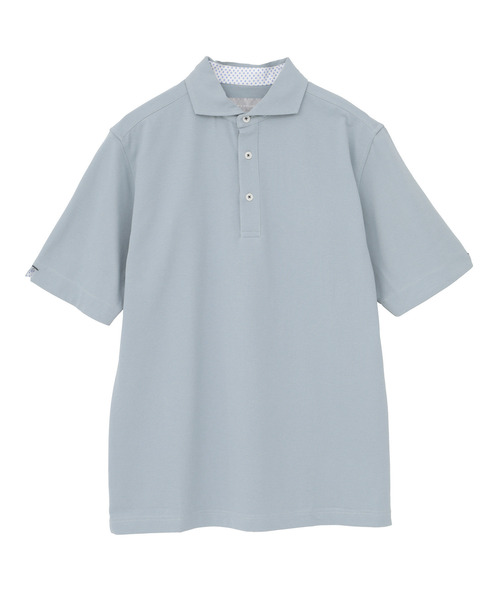 MEN'S MELROSE ポロシャツ 半袖 ソロナテックカノコ半袖ポロシャツ（一