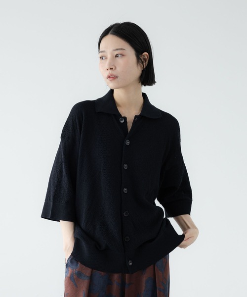 LEMAIRE ポロカーディガン ニットポロ LOWRYS FARM（ローリーズファーム） カーディガン uvカット UVカット