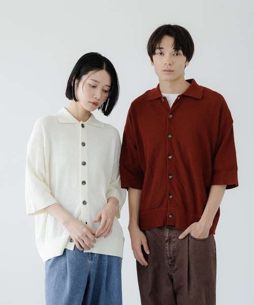 LEMAIRE ポロカーディガン ニットポロ LOWRYS FARM（ローリーズファーム） カーディガン uvカット UVカット