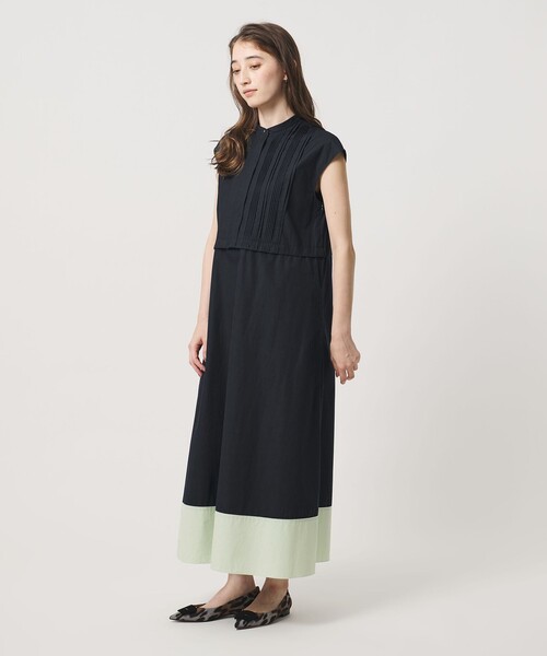 UNITED ARROWS シルキー ピンタック ワンピース ‐ウォッシャブル‐ UNITED ARROWS（ユナイテッドアローズ） ワンピース シルキー