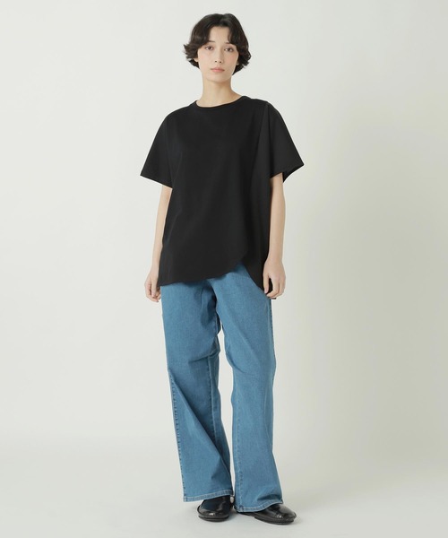 「ZUCCa」 半袖Tシャツ M size グレー レディース_画像3