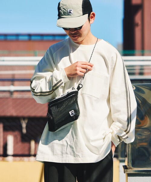「POLeR」 ショルダーバッグ ONE SIZE グレー メンズ_画像8