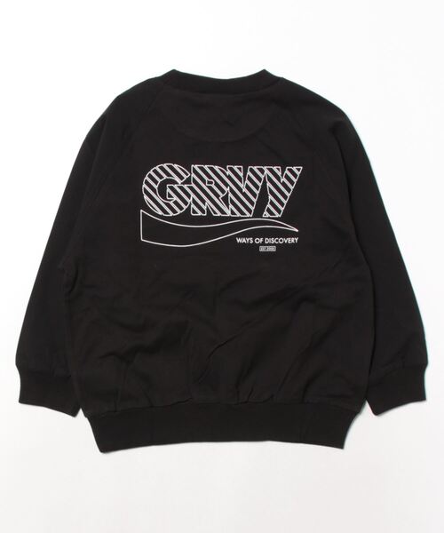 「GROOVY COLORS」 「KIDS」長袖カットソー 120 ブラック キッズ_画像2