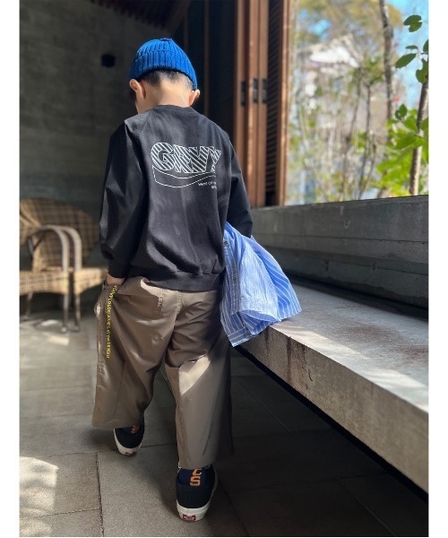 「GROOVY COLORS」 「KIDS」長袖カットソー 120 ブラック キッズ_画像7