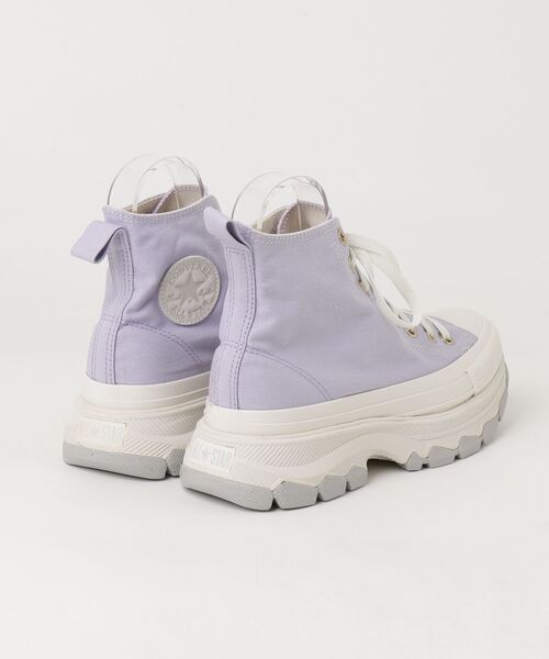 「CONVERSE」 ハイカットスニーカー 25cm パープル レディース_画像2