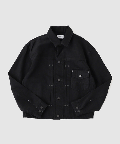 TANAKA（タナカ） デニムジャケット gジャン THE JEAN JACKET BLACK x