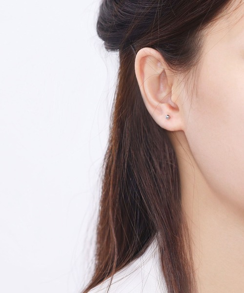 ESTELLE（エステール） ピアス プラチナ ピアス （3mm） レディース