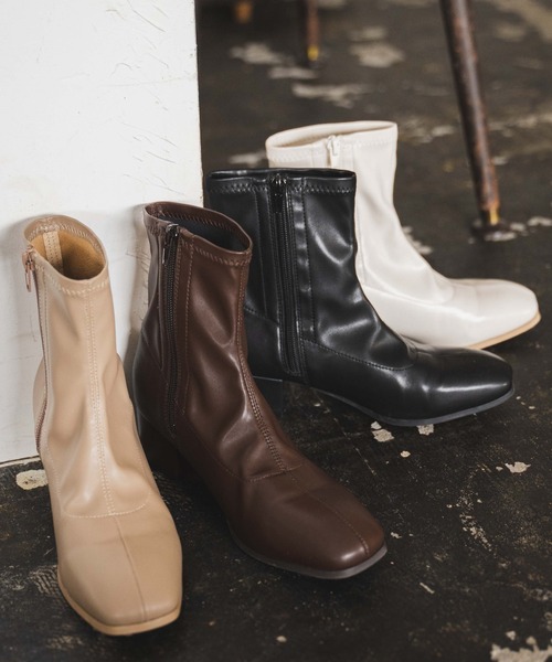 ブーツ WEGO/ストレッチショートブーツ|ZOZOTOWN |10