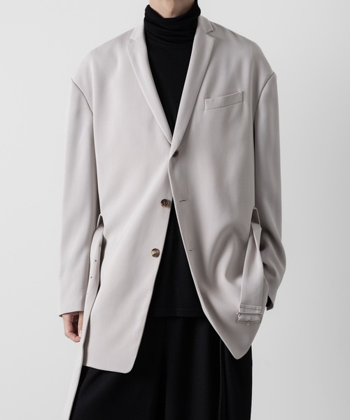 ジャケット テーラードジャケット OVERSIZED BELTED JACKET メンズの画像