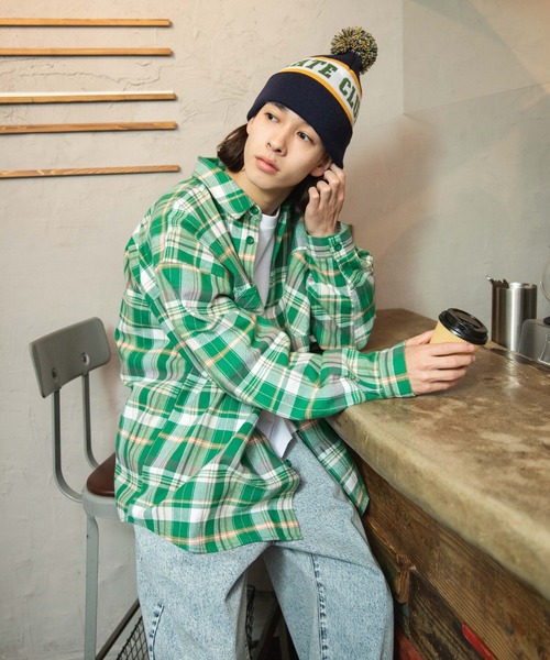 WEGO（ウィゴー） シャツ WEGO/ヘビーネルBIGチェックシャツ メンズ