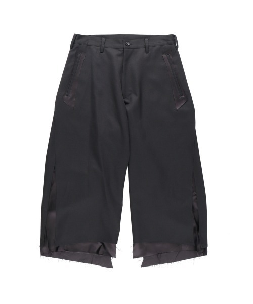 sulvam パンツ スラックス 【sulvam/サルバム】MID LENGTH SLIT