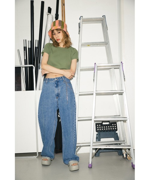 SLY ベルト CHAIN MIX THIN BELT チェーン ミックス シン