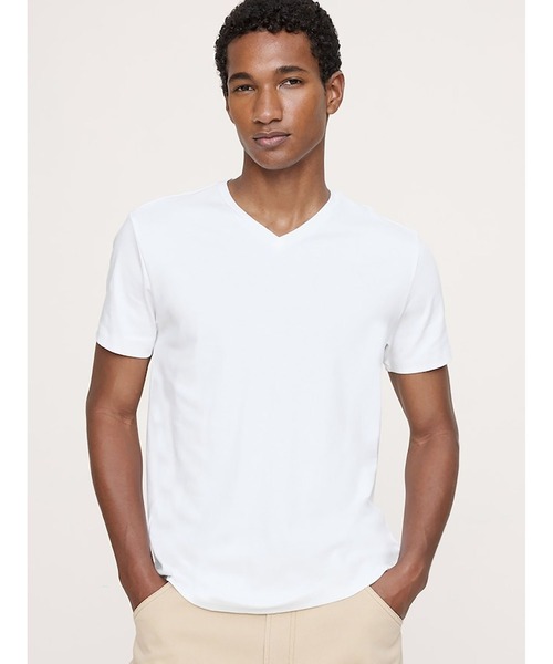 tシャツ Luxury-Touch 半袖VネックTシャツ メンズ : ZOZOTOWN Yahoo!店