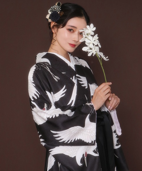 KYOETSU 着物 袴4点セット 華やかF レディース : ZOZOTOWN Yahoo