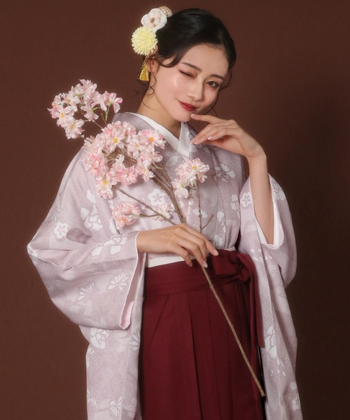 KYOETSU 着物 袴4点セット 華やかF レディース : ZOZOTOWN Yahoo