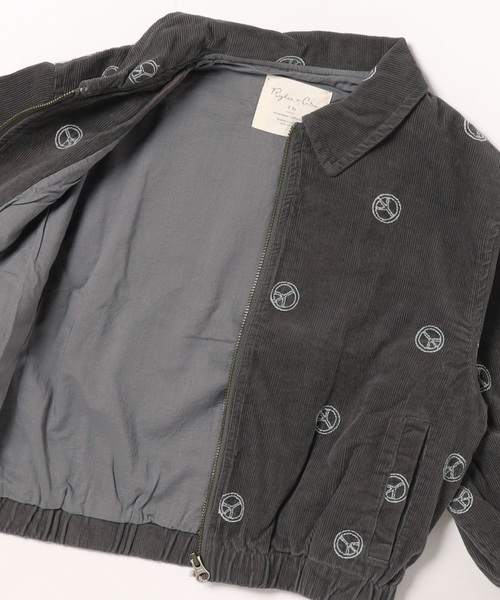 ベビー 「Bs」「it」「Rylee＋Cru」CORD BOMBER || PEACE EMBROIDERYの画像