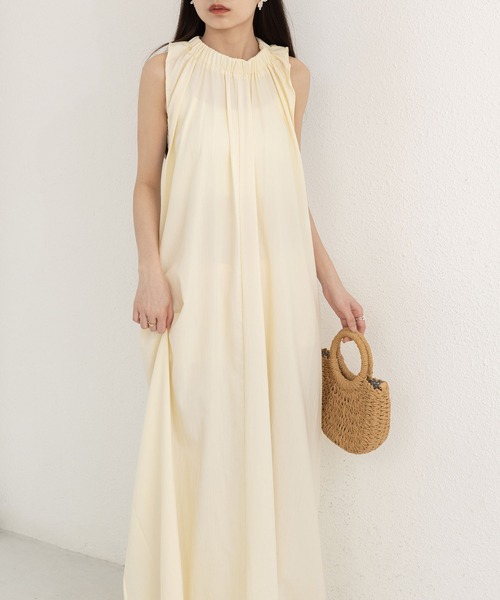 MAISON DE THERESE ワンピース ゆったりノースリーブロング