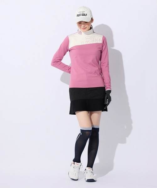 FILA セーターLL、デサントゴルフ スカートセット FILA GOLF スカート 蓄熱ニット×中綿スカートセット : ZOZOTOWN Yahoo
