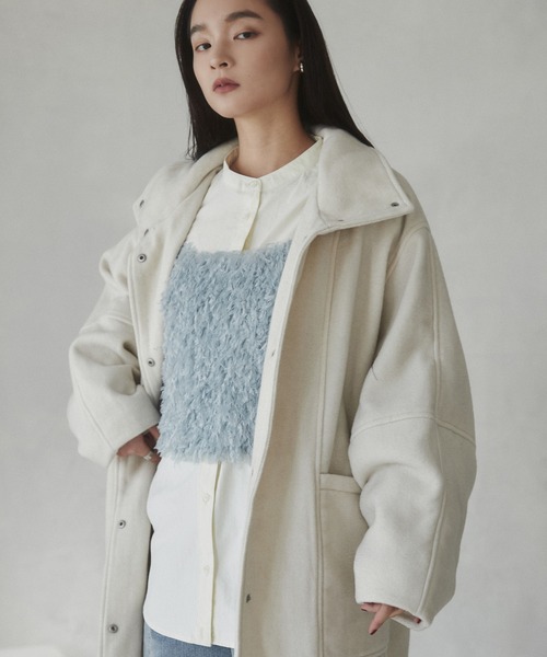 gypsohila ヘリンボーンコート ヘリンボーンミドルコート | [公式]バビロン（BABYLONE）通販