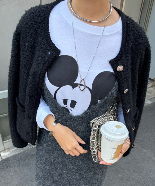 Mickey / ロンTee シーナリー SHENERY tシャツ Mickey / ロンTee レディース : ZOZOTOWN Yahoo