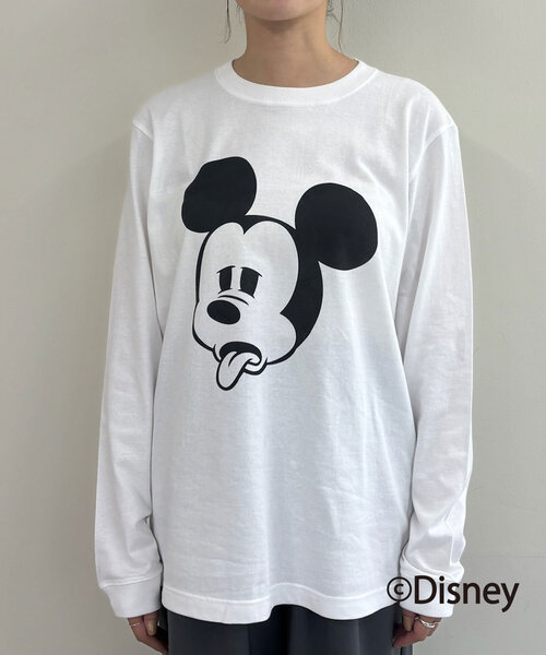 Mickey / ロンTee シーナリー SHENERY tシャツ Mickey / ロンTee レディース : ZOZOTOWN Yahoo