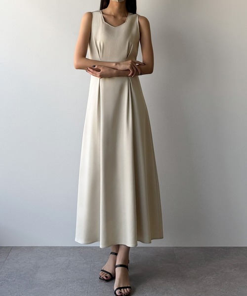 日本未入荷★Karen Millen ノースリーブフレアワンピース 日本未入荷☆Karen Millen ノースリーブフレアワンピース