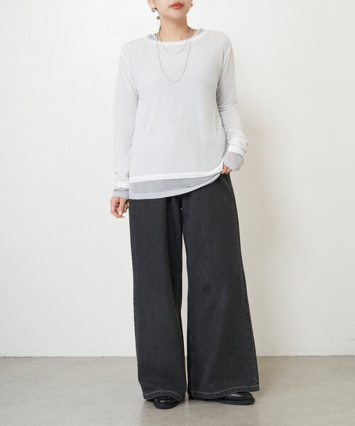 oaf シアーロンT 2枚セット Jena espace merveilleux tシャツ 2セットシアーロンT2